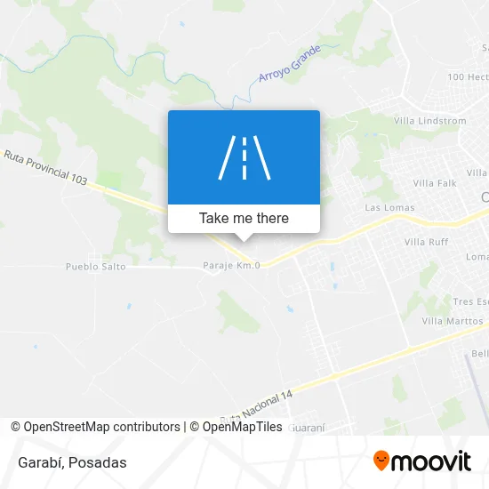 Garabí map