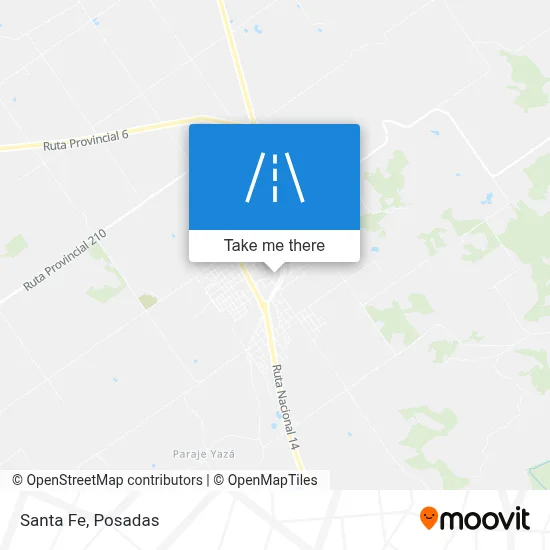 Santa Fe map