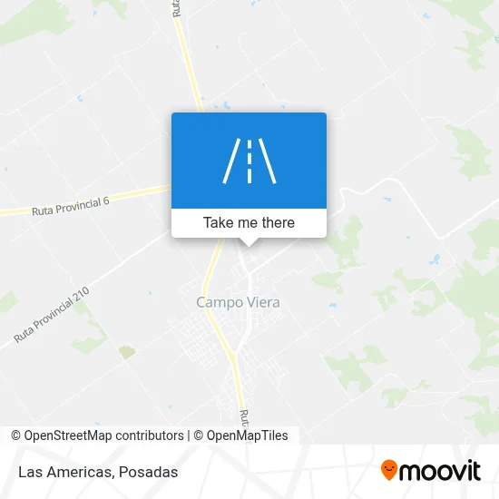 Las Americas map