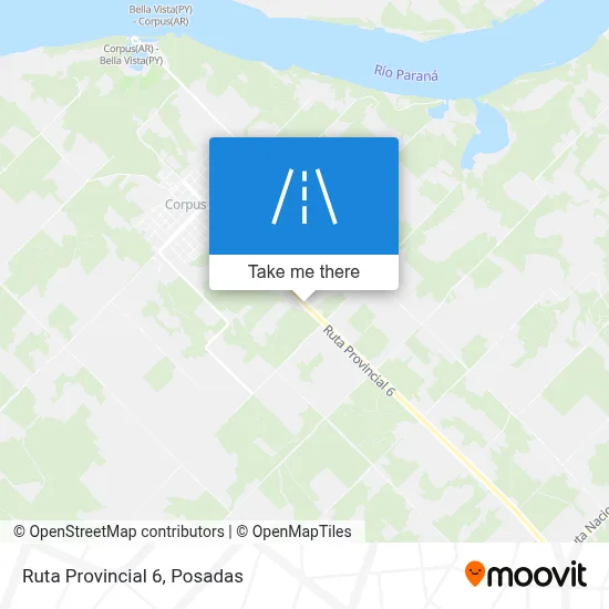 Ruta Provincial 6 map