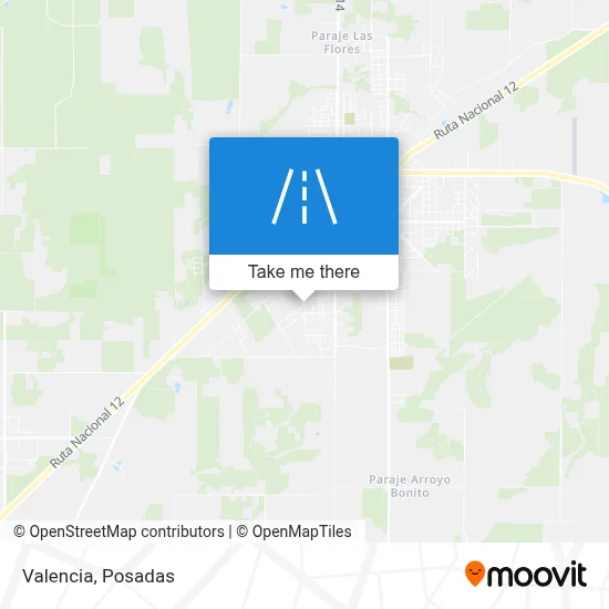 Valencia map