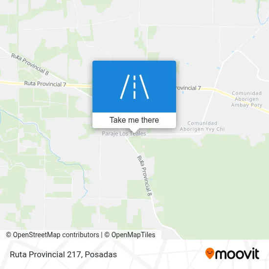 Ruta Provincial 217 map