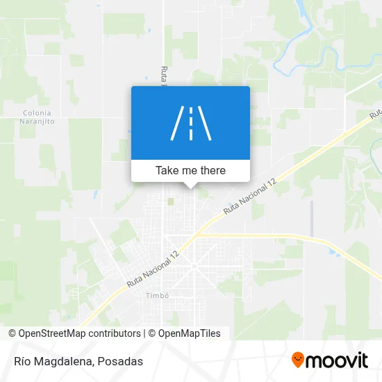 Río Magdalena map