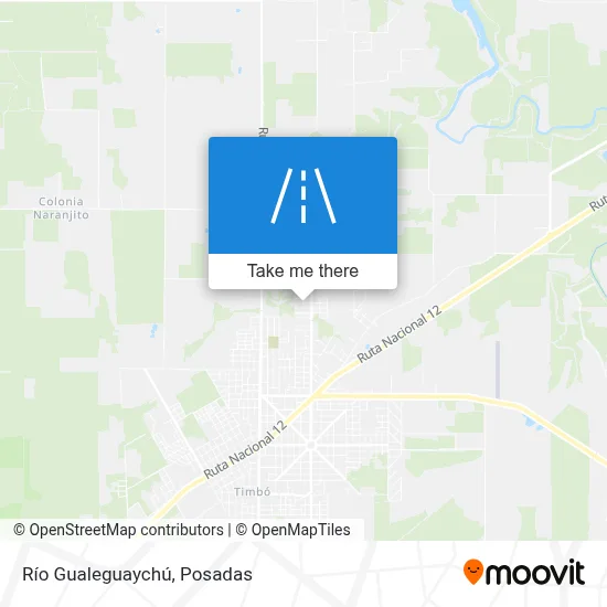 Río Gualeguaychú map