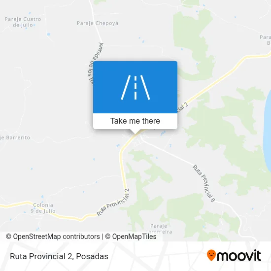 Ruta Provincial 2 map