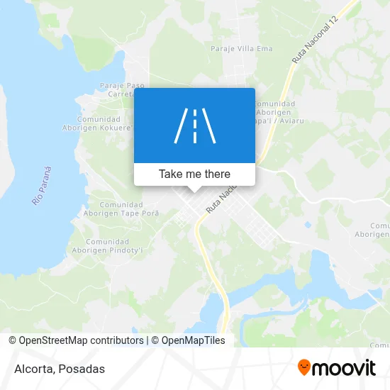 Alcorta map