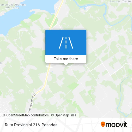 Ruta Provincial 216 map