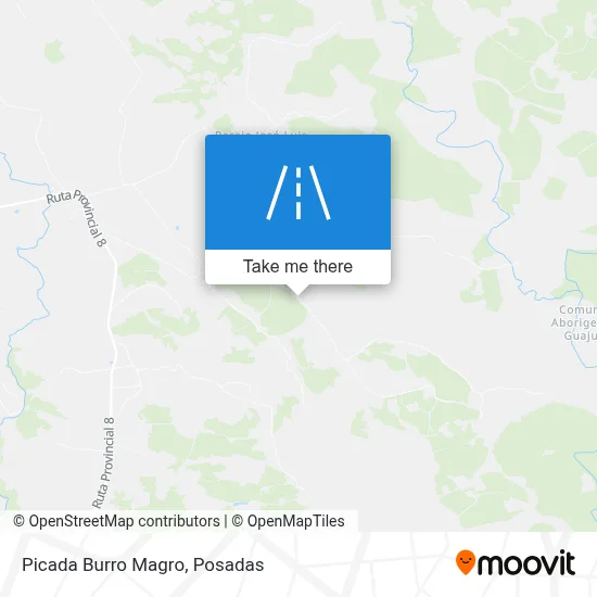 Picada Burro Magro map