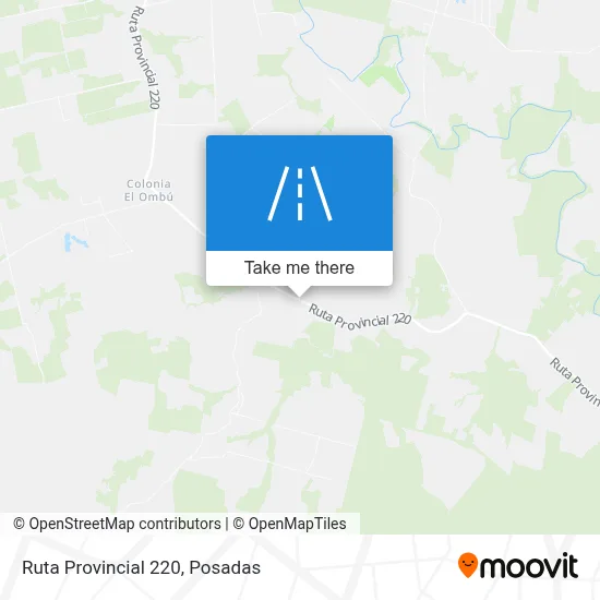 Ruta Provincial 220 map