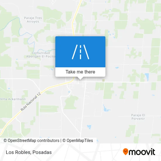 Los Robles map