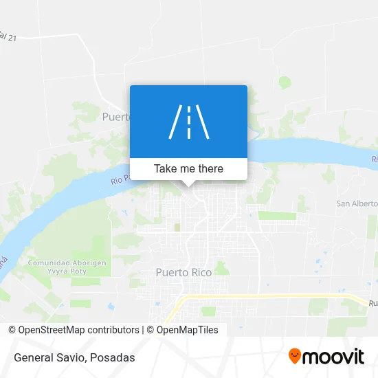 General Savio map