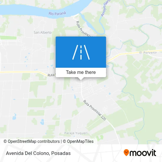 Avenida Del Colono map