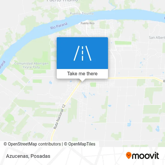 Azucenas map