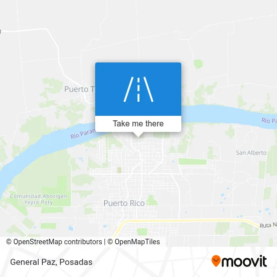 General Paz map