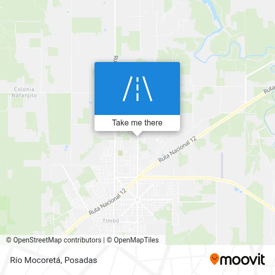 Río Mocoretá map