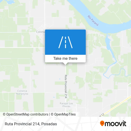 Ruta Provincial 214 map