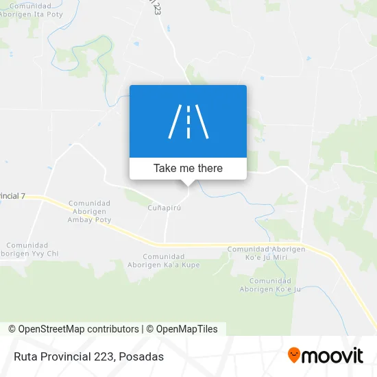 Ruta Provincial 223 map