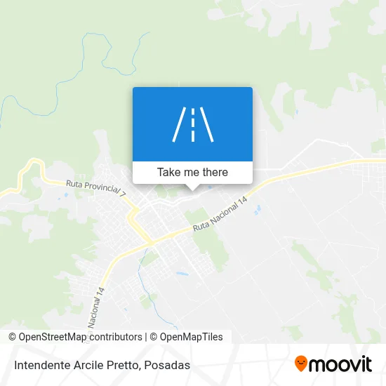 Intendente Arcile Pretto map