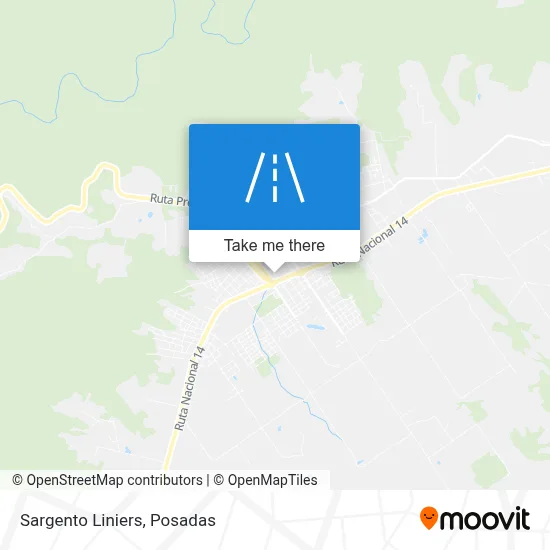 Sargento Liniers map