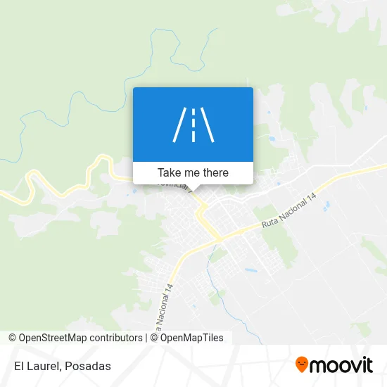 El Laurel map