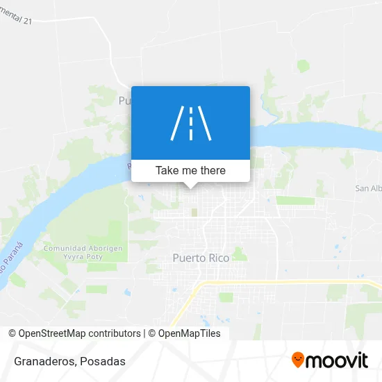Granaderos map