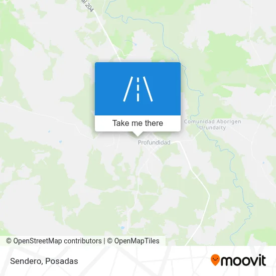 Sendero map