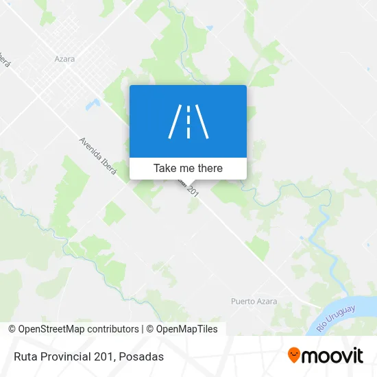 Ruta Provincial 201 map