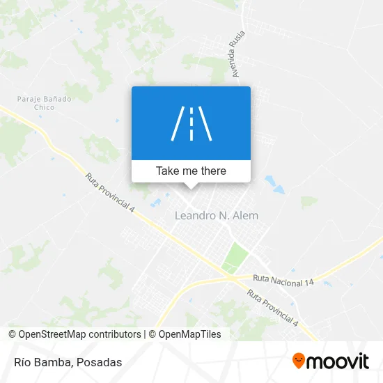 Mapa de Río Bamba