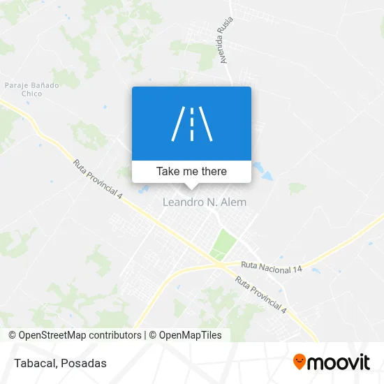 Tabacal map