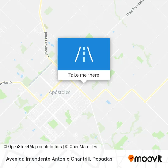 Avenida Intendente Antonio Chantrill map
