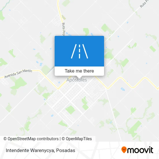 Intendente Warenycya map
