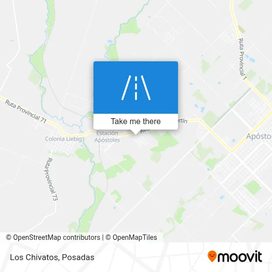 Los Chivatos map