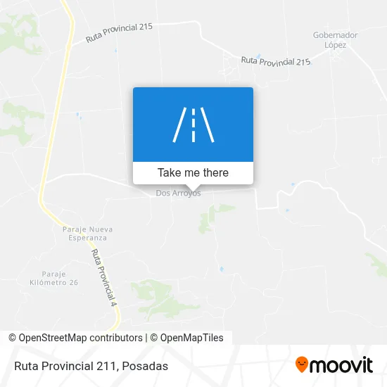 Ruta Provincial 211 map