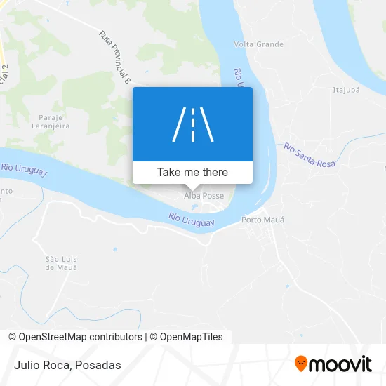 Julio Roca map