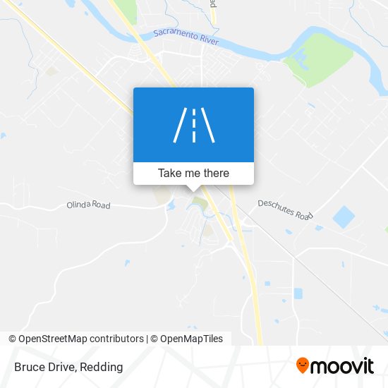 Bruce Drive map