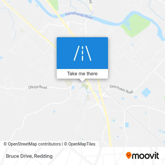 Bruce Drive map