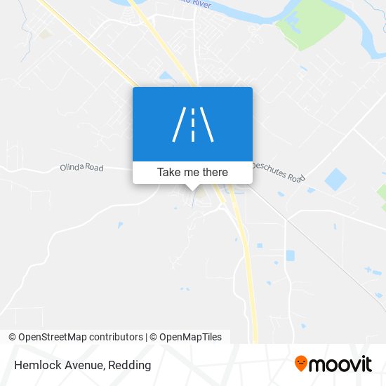 Hemlock Avenue map