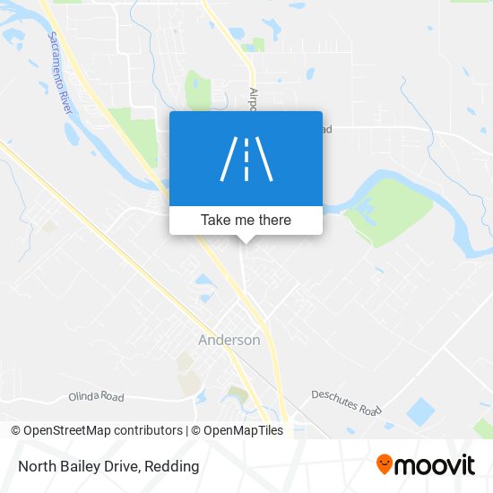 North Bailey Drive map