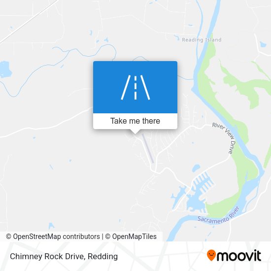 Chimney Rock Drive map