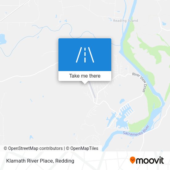 Mapa de Klamath River Place