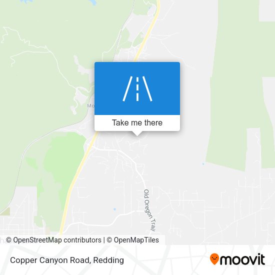 Mapa de Copper Canyon Road