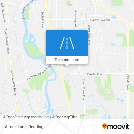 Alrose Lane map