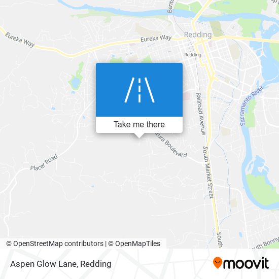 Mapa de Aspen Glow Lane