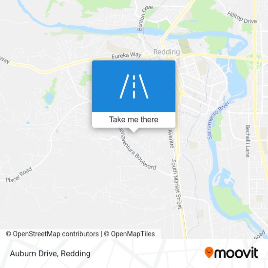 Auburn Drive map