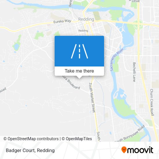 Mapa de Badger Court