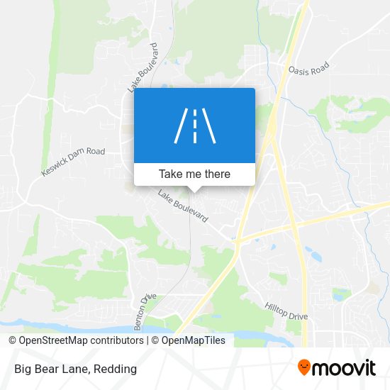 Mapa de Big Bear Lane