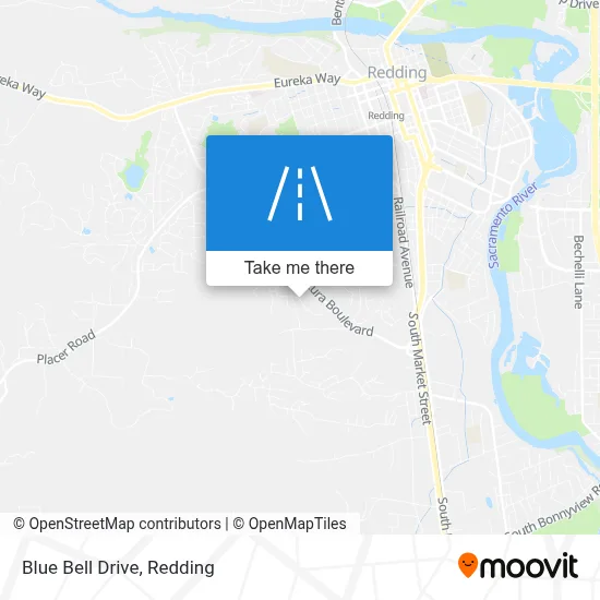 Blue Bell Drive map