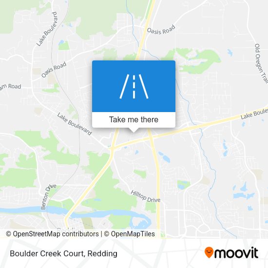 Mapa de Boulder Creek Court