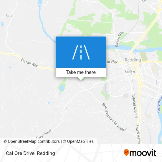 Cal Ore Drive map