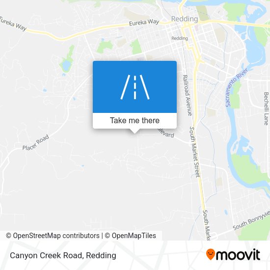 Mapa de Canyon Creek Road